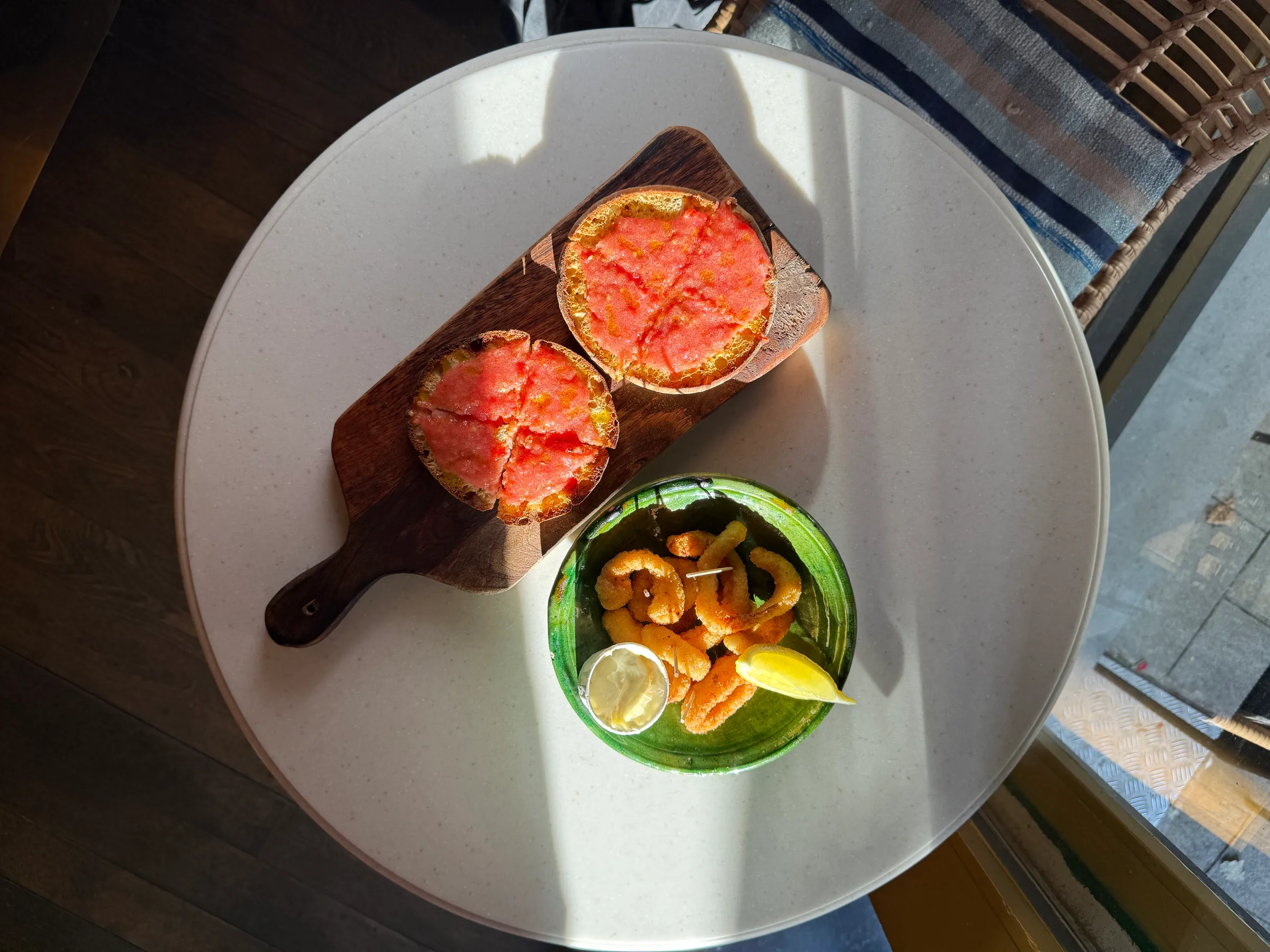 Pan con calamares - Onze gerechten